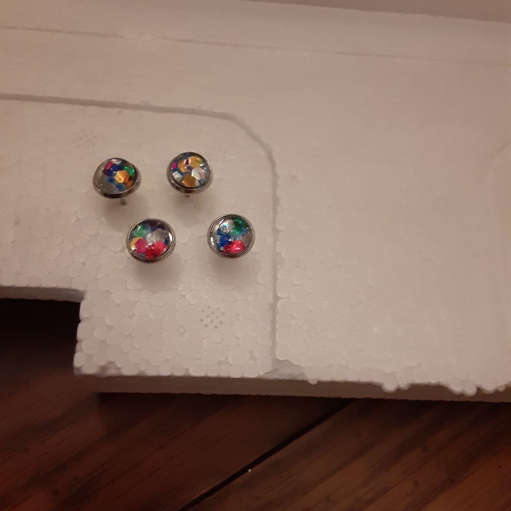 Glitter earrings